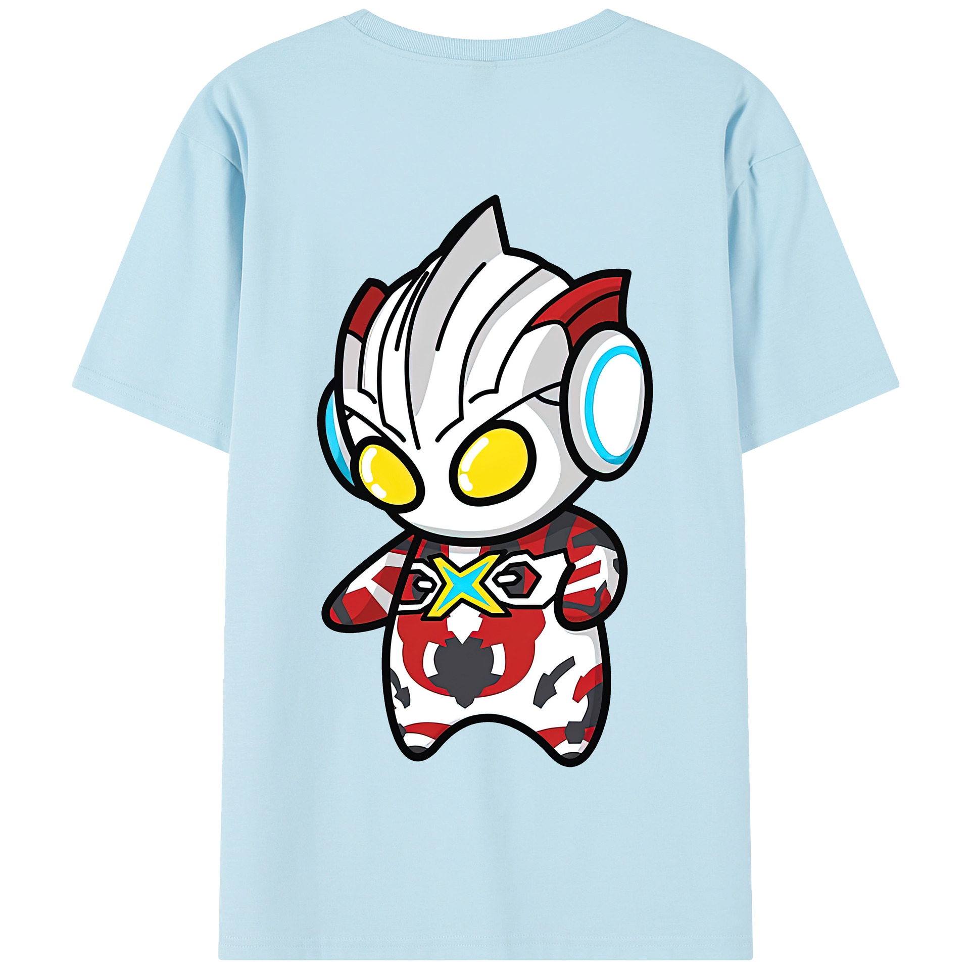 （画像用） ウルトラマン Ultraman 綿100％半袖Tシャツ（背面プリント）